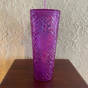 Starbucks 2023 Light Purple Taffy Jeweled Venti Cold Cup